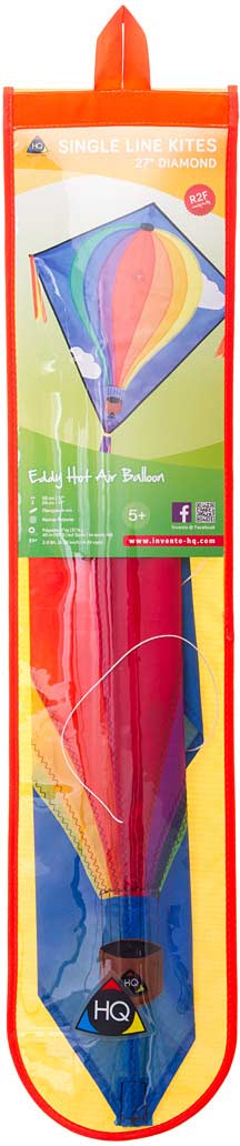 Eddy Hot Air Balloon Kite Diamond Kite 
