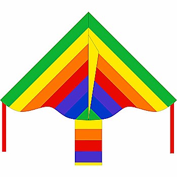 Simple Flyer Rainbow Kite
