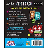 Happy Camper TRIO Family Card Game Ages 8+