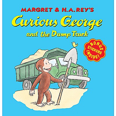 Curious George and the Dump Truck (8x8 with stickers)