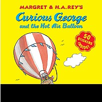 Curious George and the Hot Air Balloon (8x8 with stickers)