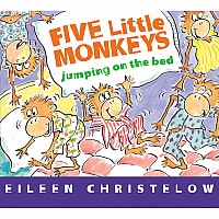 Five Little Monkeys Jumping on the Bed (board book)