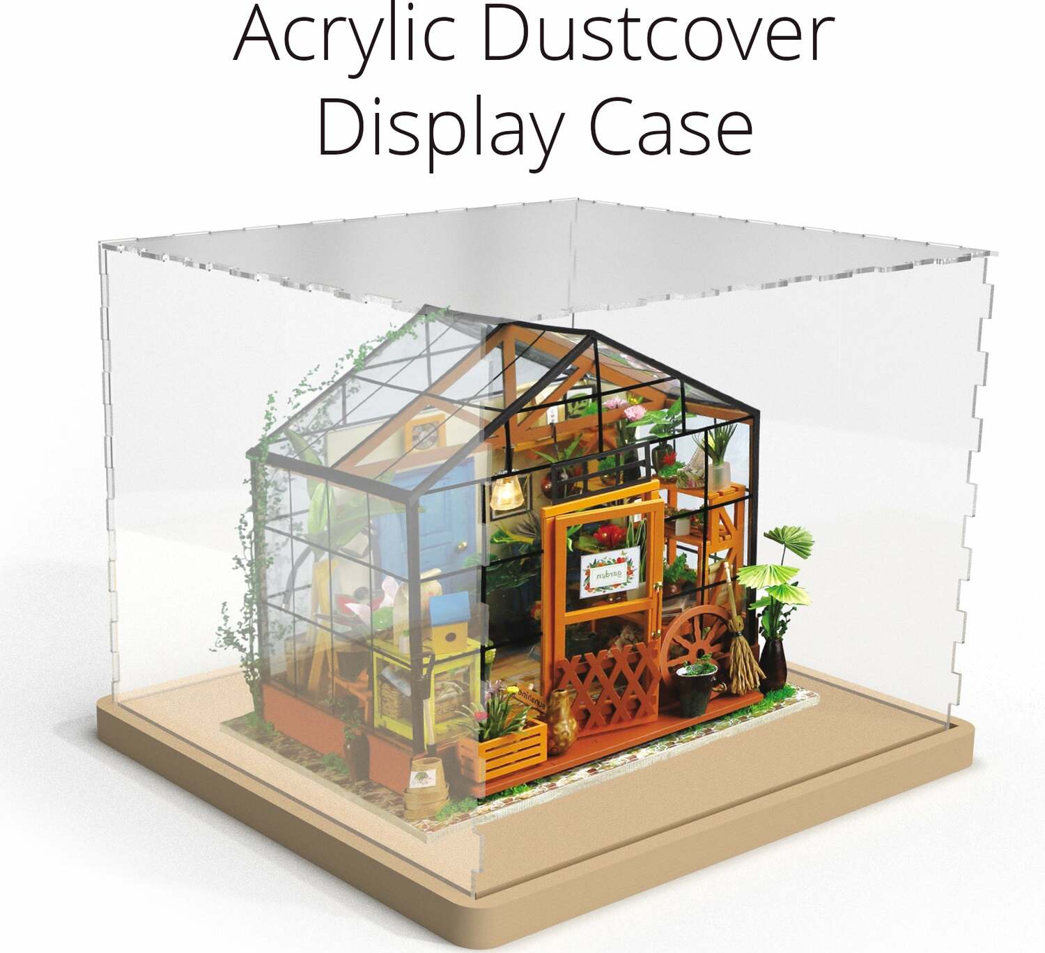 DIY Dollhouse Miniature - Acrylic Dustcover Case