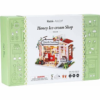 DIY Miniature Store Kit - Honey Ice Cream Shop
