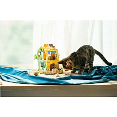 DIY Miniature Model Kit - Cat House