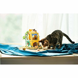 DIY Miniature Model Kit - Cat House