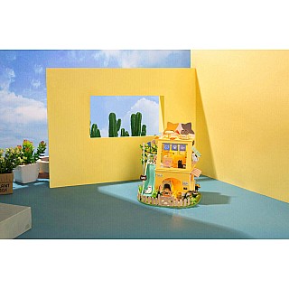 DIY Miniature Model Kit - Cat House