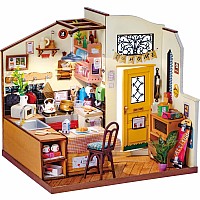 DIY Miniature House Kit: Cozy Kitchen