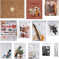 DIY Miniature House Kit: Cozy Kitchen