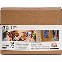 DIY Miniature House Kit: Cozy Kitchen