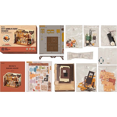 DIY Miniature House Kit: Becka's Baking House