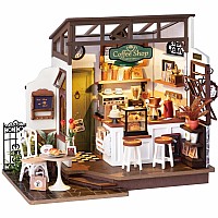 DIY Miniature House Kit: Slow Life Café