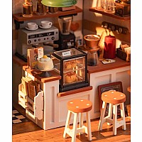 DIY Miniature House Kit: Slow Life Café