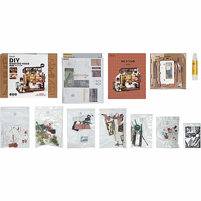 DIY Miniature House Kit: Slow Life Café