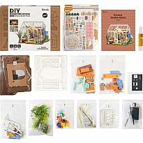 DIY Miniature House Kit: Dreamy Garden House