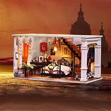 DIY Dollhouse Miniature - Paris Midnight