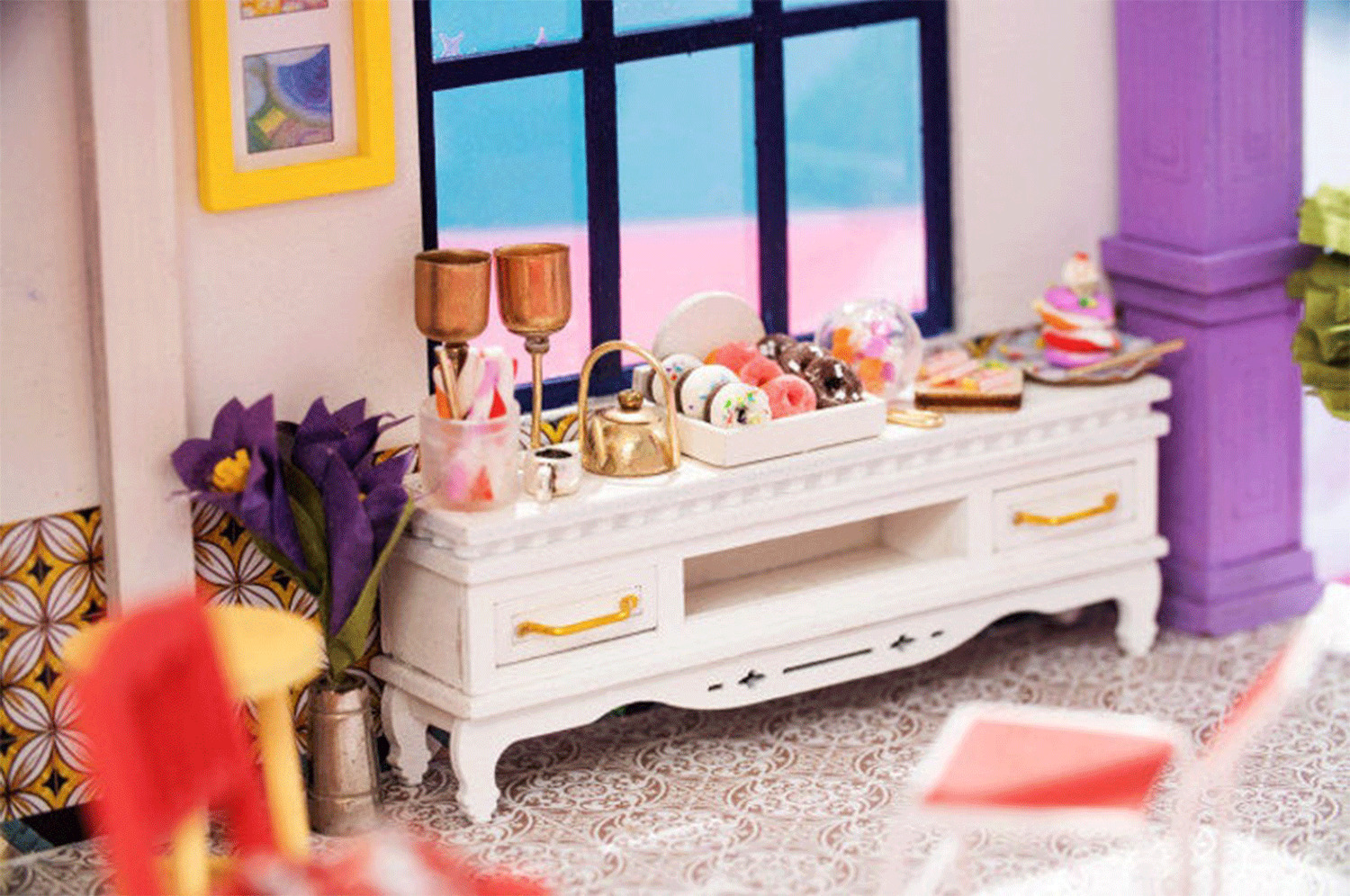 DIY Miniature Store Kit - Spring Encounter Flowers - Hands Craft - Dancing  Bear Toys