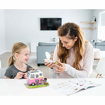DIY Dollhouse Miniature Kit - Happy Camper