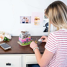 DIY Dollhouse Miniature Kit - Happy Camper