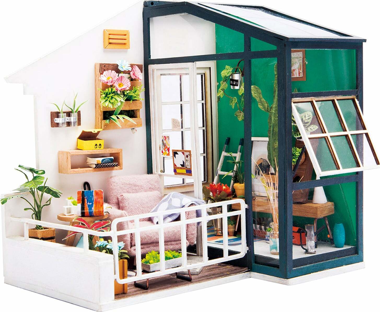DIY Dollhouse Miniature House Kit - Balcony