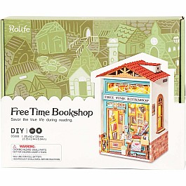 DIY Miniature House Kit - Free Time Bookshop