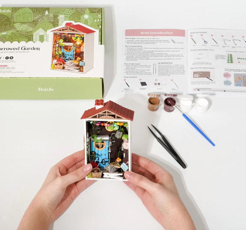 DIY Miniature House Kit - Borrowed Garden