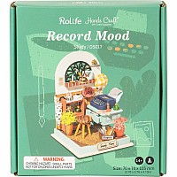 DIY Miniature House Kit - Record Mood (Study)