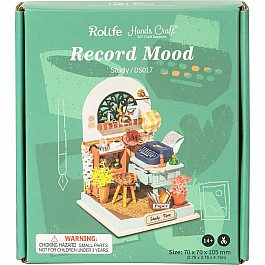 DIY Miniature House Kit - Record Mood (Study)