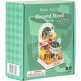 DIY Miniature House Kit - Record Mood (Study)