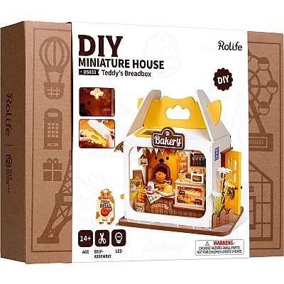 DIY Miniature House Kit: Teddy's Breadbox