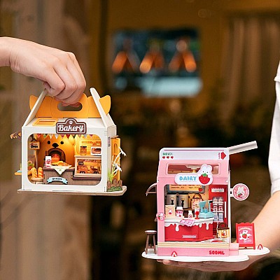 DIY Miniature House Kit: Teddy's Breadbox