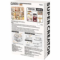 DIY Miniature House Kit | Warm Dining Room