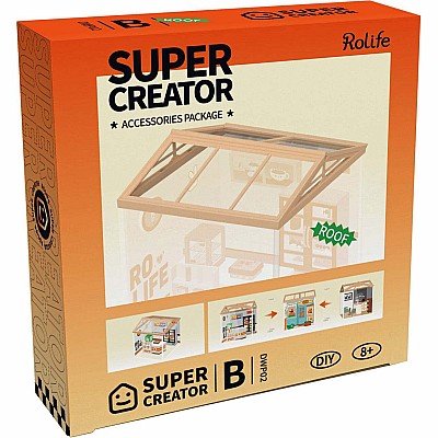 DIY Miniature House Kit:  Roof for DW Series