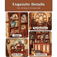 DIY Bookend Puzzle The Secret Rhythm w/ Dust Cover