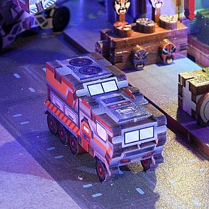 DIY Bookend Puzzle: Cyber City