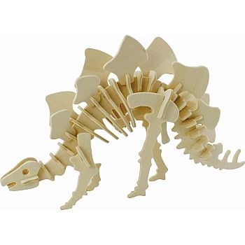 3D Wooden Stegosaurus Kit