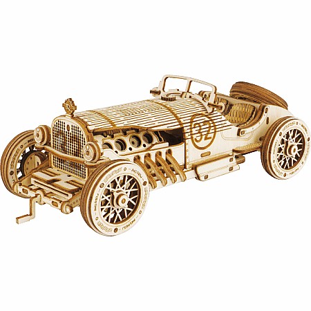 3D Modern Wooden Puzzle - Grand Prix Car