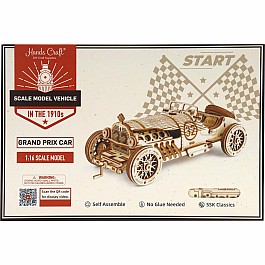 3D Modern Wooden Puzzle - Grand Prix Car