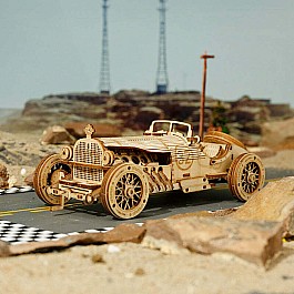 3D Modern Wooden Puzzle - Grand Prix Car