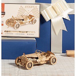 3D Modern Wooden Puzzle - Grand Prix Car