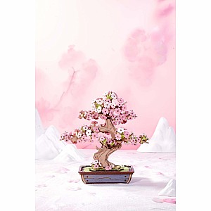 Modern Wooden Puzzle: Sakura Bonsai (Prepacked PDQ)