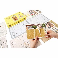 DIY Miniature House Kit: Sunshine Town