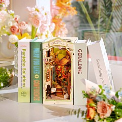 DIY Miniature House Kit: Floral Corner