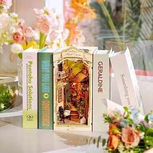 DIY Miniature House Kit: Floral Corner
