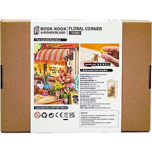 DIY Miniature House Kit: Floral Corner