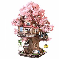 Sakura Tree House - 3D Wooden Puzzle