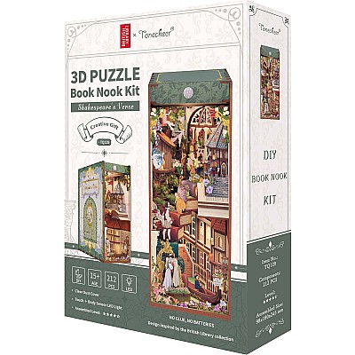 DIY Bookend Puzzle: Shakespeare's Verse