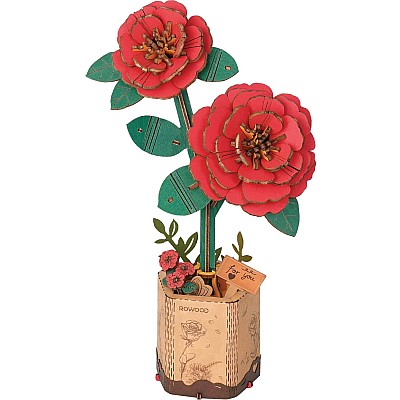 Modern Wooden Puzzle: Camelia