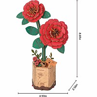 Modern Wooden Puzzle: Camelia