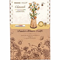 Modern Wooden Puzzle: Chamomile